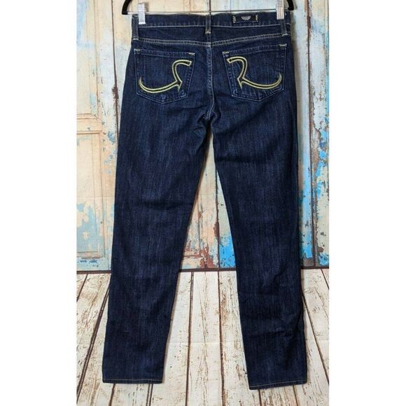 Rock & Republic Womens Size 26 Low Rise Straight Leg Berlin Denim Jeans - Picture 3 of 9